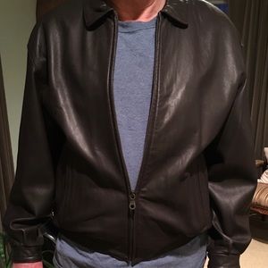 Men’s leather coat